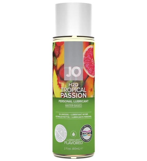 Съедобный лубрикант System JO H2O Flavored Tropical Passion с ароматом Тропические фрукты 60 мл фото 1