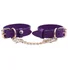 Тонкие наручники Лунный Свет на цепочке фиолетовые фото 1