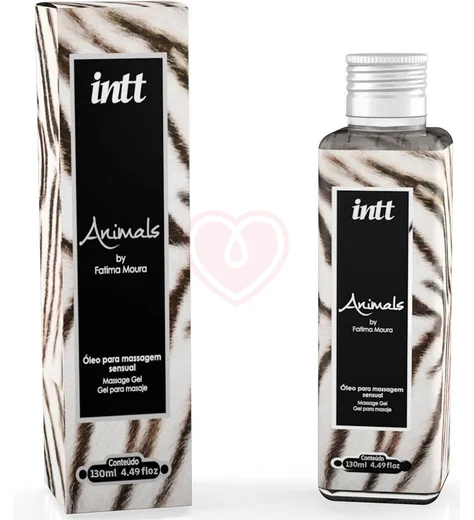Массажное масло с антиоксидантами Intt Animals 130 мл фото 1