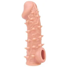 Насадка с бугорками и отверстием для мошонки Kokos Cock Sleeve CS005-M