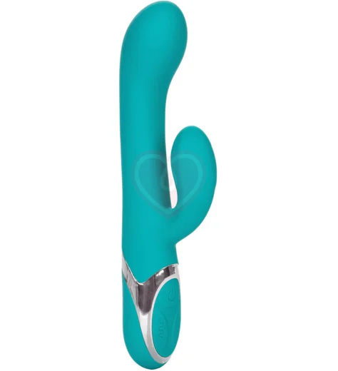 Вибратор-кролик с ротацией Enchanted Lover бирюзовый фото 1