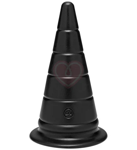 Огромный анальный стимулятор пирамида TitanMen Anal Stretcher черный фото 1