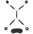 Набор для фиксации на кровати Lux Fetish Bed Spreader черный фото 1