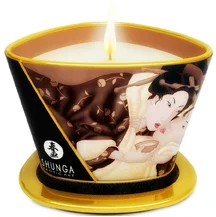 Массажное аромамасло в виде свечи Shunga Excitation Chocolate Шоколад 170 мл