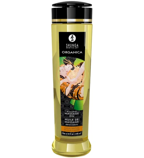 Органическое массажное масло Shunga Organica Almond с ароматом миндаля 240 мл фото 1