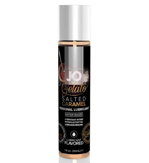 Съедобный лубрикант System JO H2O Flavored Gelato солёная карамель 30 мл фото 1