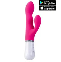 Управляемый со смартфона вибратор-кролик Lovense Nora розовый