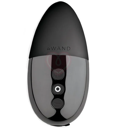 Утяжелённый мини-вибратор Le Wand Point чёрный хром фото 1