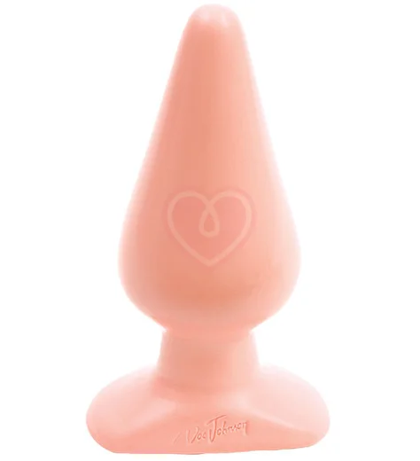 Пробка анальная большая Butt Plugs Smooth Classic Large телесная фото 1