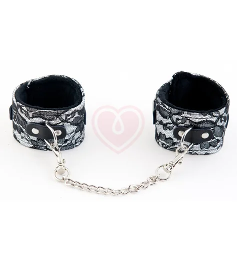 Кружевные поножи ToyFa Marcus серебряные фото 1