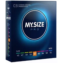 Презервативы увеличенного размера MY.SIZE №57 3 шт