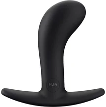 Анальная пробка с загнутым кончиком Fun Factory Bootie Medium Anal Toy чёрная