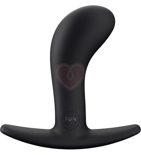 Анальная пробка с загнутым кончиком Fun Factory Bootie Medium Anal Toy чёрная фото 1