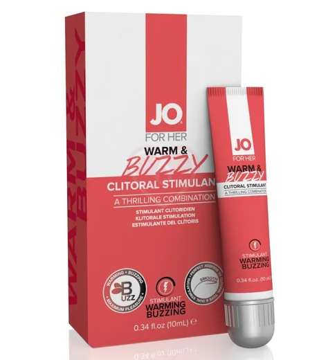 Стимулирующий крем для клитора System JO Warm & Buzzy 10 мл фото 1