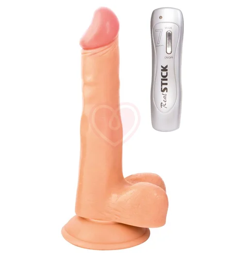 Вибратор реалистичный RealStick Nude 17 см телесный фото 1