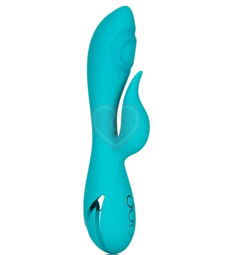 Вибратор со стимуляцией точки G и клитора Santa Monica Starlet голубой фото 1