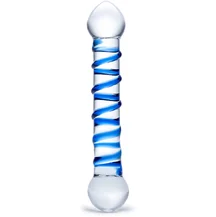 Стеклянный фаллоимитатор Glas Spiral Dildo