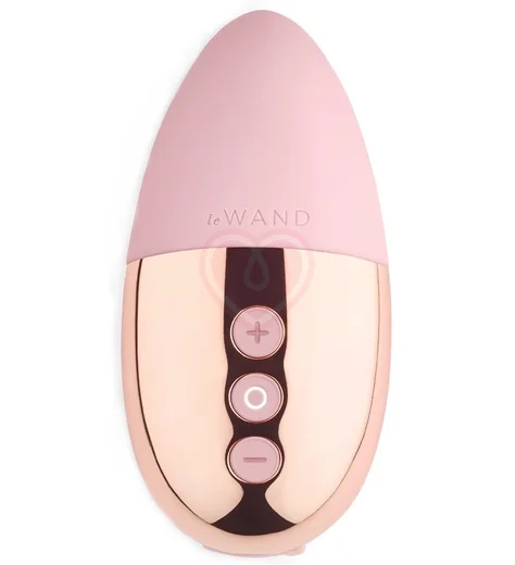 Утяжелённый мини-вибратор Le Wand Point розовое золото фото 1