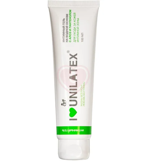 Увлажняющий лубрикант Unilatex Gel с Алоэ Вера и Пантенолом 100 мл фото 1