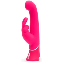 Вибратор с клиторальным стимулятором Happy Rabbit G-Spot розовый