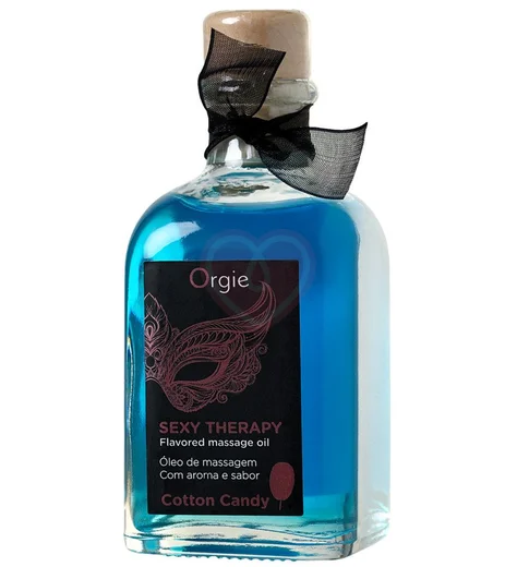 Масло для оральных ласк Orgie Lips Massage Set со вкусом сахарной ваты 100 мл фото 1