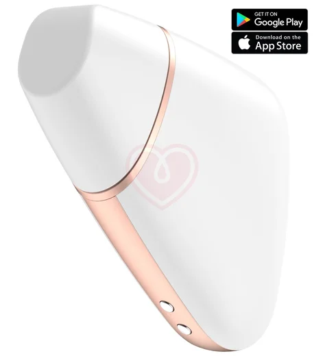 Вакуумный стимулятор с приложением Satisfyer Love Triangle белый фото 1