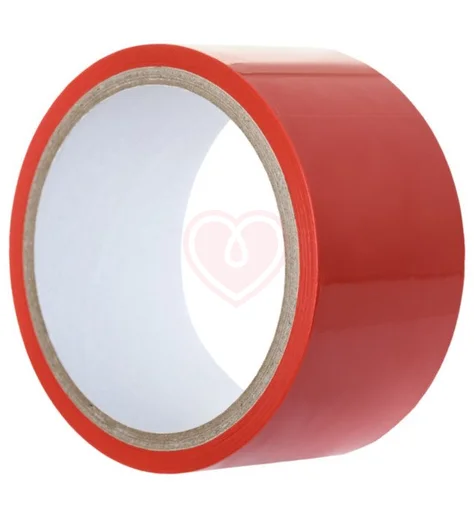 Бондажный скотч ToyFa Theatre 15 м красный фото 1