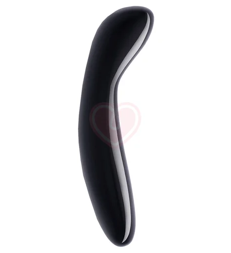 Фаллоимитатор для зоны G Le Wand Crystal G-wand чёрный обсидиан фото 1