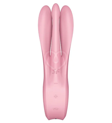 Вибростимулятор Satisfyer Threesome 1 с тремя кончиками розовый фото 1