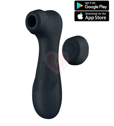 Вакуумный стимулятор с вибрацией и приложением Satisfyer Pro 2 Generation 3 графитовый фото 1
