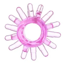 Кольцо эрекционное Toyfa Love Ring с усиками розовое