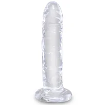Гелевый фаллоимитатор King Cock Clear 18 см прозрачный