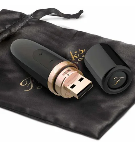 Вибратор в виде помады Fredericks Lipstick Vibe чёрный фото 1