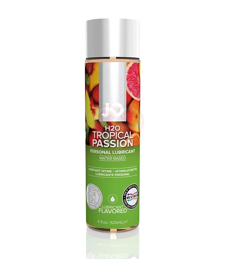 Съедобный лубрикант System JO H2O Flavored Tropical Passion с ароматом Тропические фрукты 120 мл фото 1