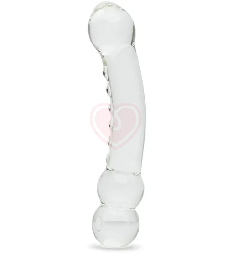 Стеклянный стимулятор '50 оттенков серого' Drive Me Crazy Glass Massage Wand фото 1