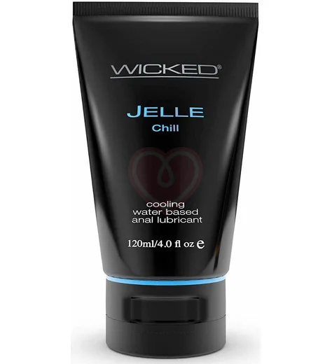 Анальная охлаждающая смазка на водной основе Wicked Jelle Chill 120 мл фото 1