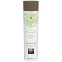 Массажное масло Shiatsu Massage Oil Stimulation Лотос и кокос 100 мл