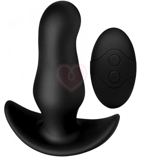 Анальный вибростимулятор с пультом управления Trumpit фото 1