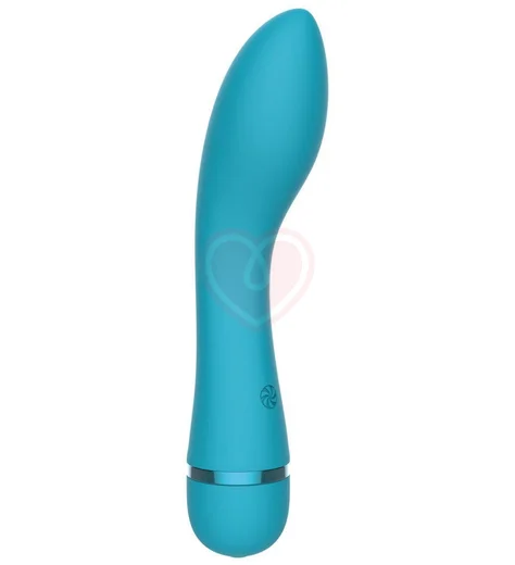 Вибратор с объёмным кончиком Lola Fantasy Whaley бирюзовый фото 1