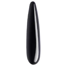 Фаллоимитатор из натурального камня Le Wand Crystal Wand чёрный обсидиан
