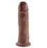 Фаллоимитатор на присоске King Cock 26 см коричневый фото 1