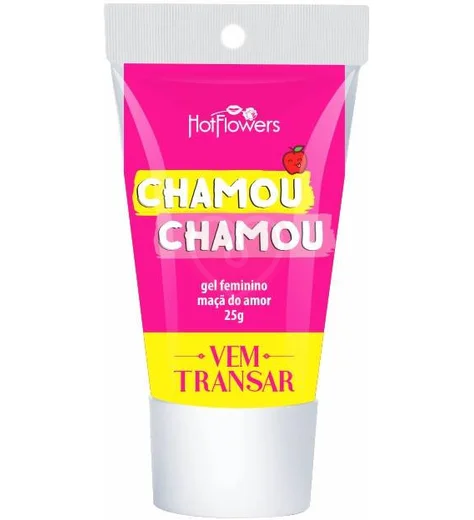 Стимулирующий согревающий гель Chamou Chamou с ароматом яблока 25 г фото 1