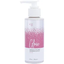 Мерцающий лосьон для тела CG Glow Vanilla Cupcake Shimmer Lotion с серебряными блестками и запахом в