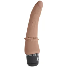 Анальный вибратор PowerCocks Slim Anal 12 см мокка