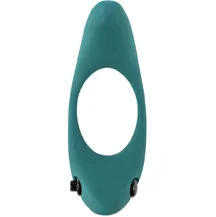 Эрекционное кольцо с двумя вибропулями Pure Passion Lunar зелёное