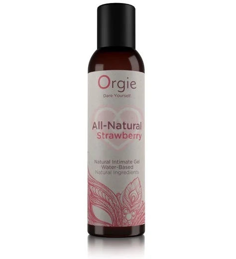 Водный лубрикант Orgie All Natural Strawberry с ароматом клубники 150 мл фото 1