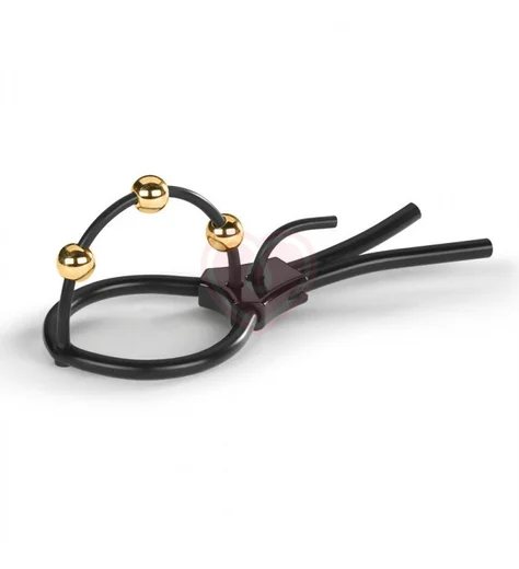 Кольцо на головку Mystim Pearly Pete с шариками фото 1