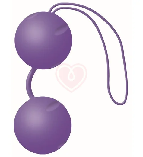 Вагинальные шарики Joyballs Trend матовые фиолетовые фото 1