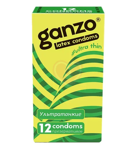 Ультратонкие презервативы Ganzo Ultra Thin 12 шт фото 1