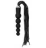 Плётка с ручкой-стимулятором Ouch! Whip with Curved Silicone Dildo чёрная фото 1